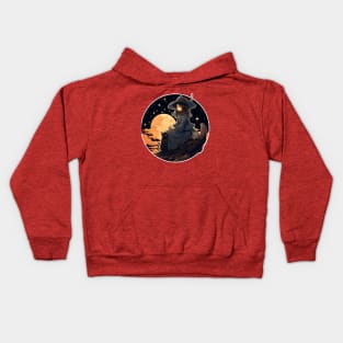 Fall Witch Kids Hoodie